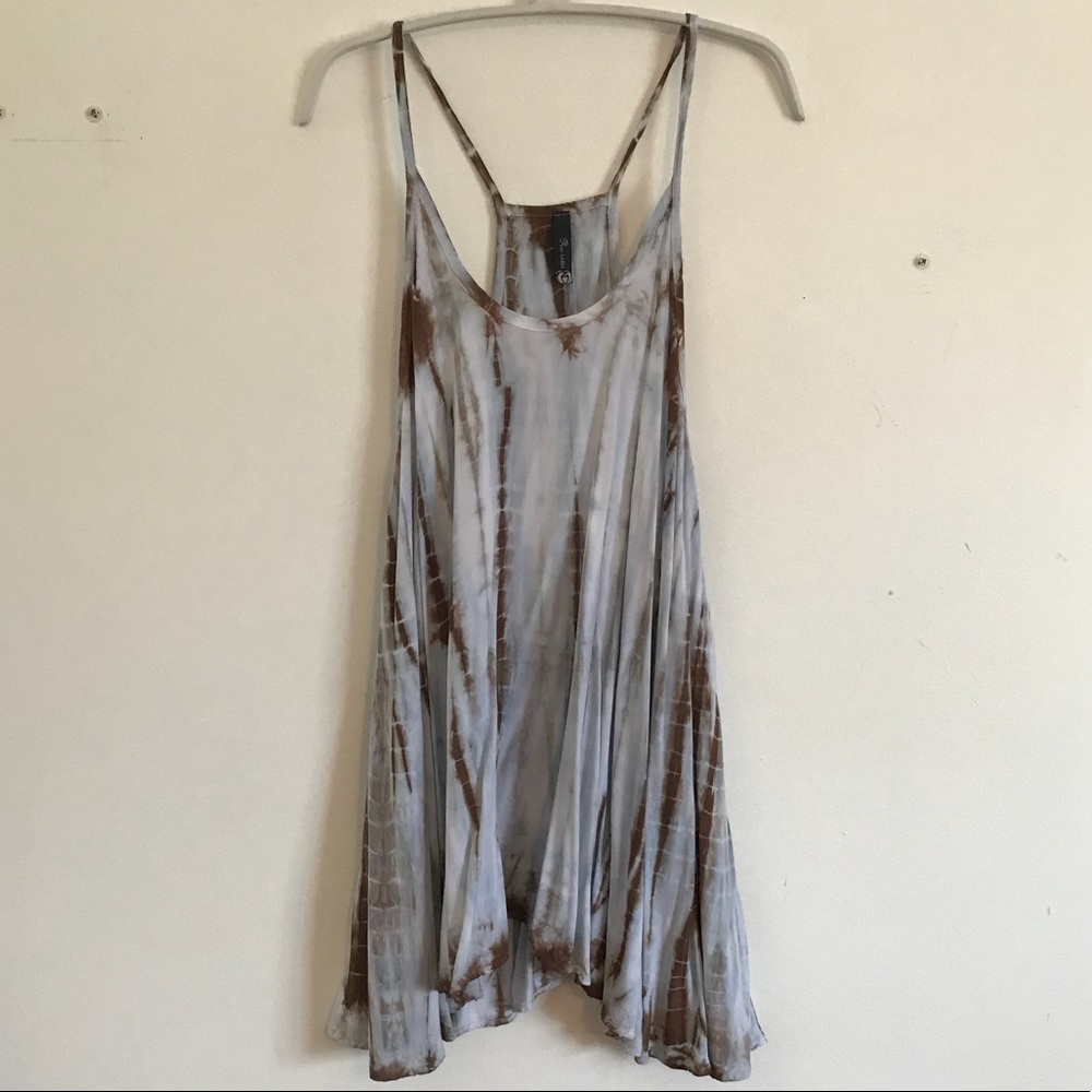 Asymmetrical Tie-Dye Sundress
